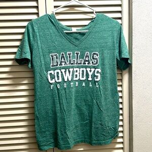 Dallas cowboys v neck t shirt